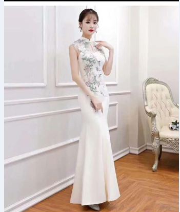 复古刺绣中式改良旗袍2020-320¥