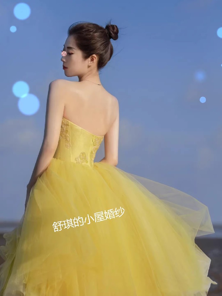 第12款实物图修身剪裁礼服品牌礼服 顶级设计师